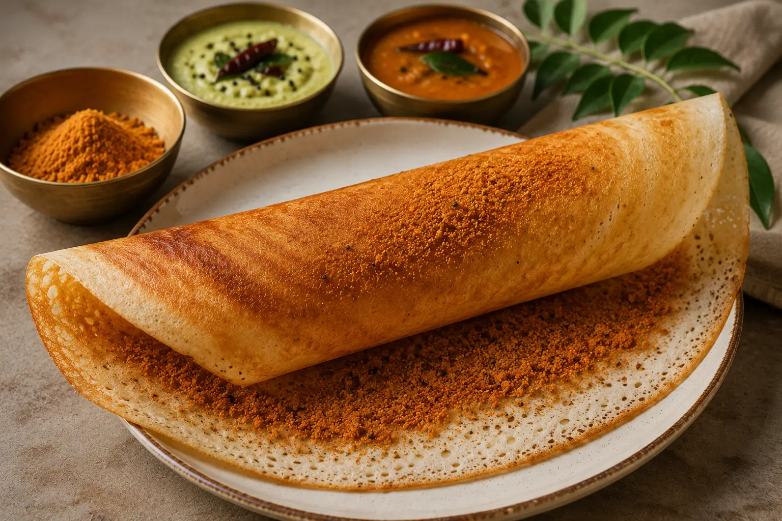 With Crispy Dosas