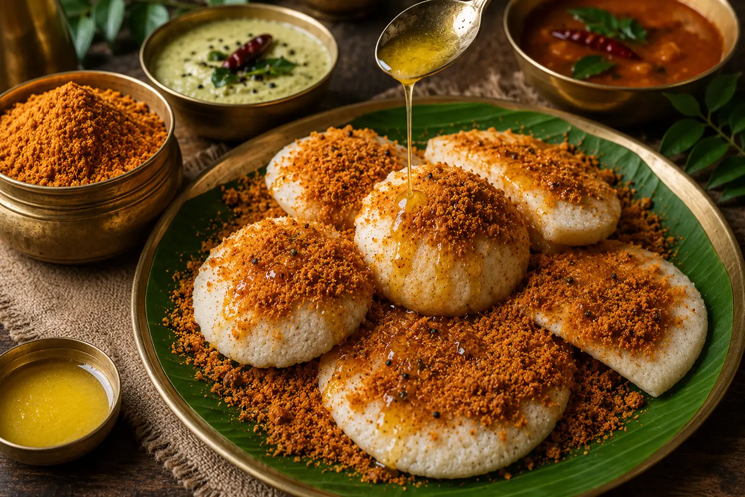 With Soft Idlis